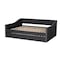 Baxton Studio Haylie Dark Grey Full Size Daybed with Roll-Out Trundle Bed 158-9675 - alternate 7